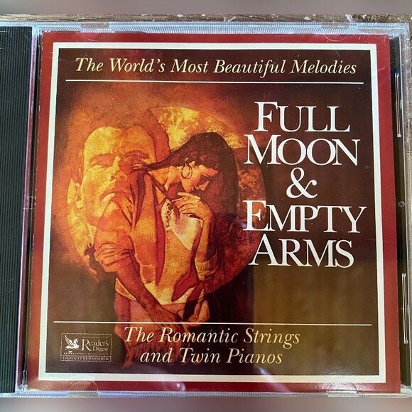 Vintage CD Full Moon & Empty Arms Romantic Strings Twin Pianos Reader's Digest A - Picture 1 of 3